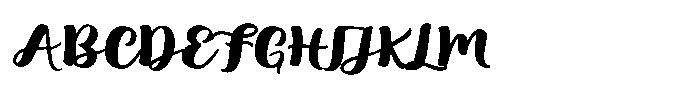 Shelby Script Font UPPERCASE