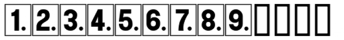 Shelf Numbers JNL Font LOWERCASE