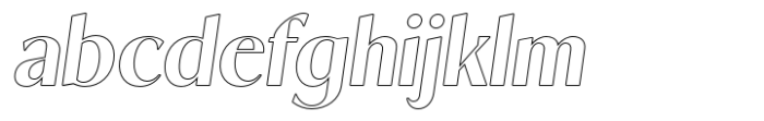Shelffy Oblique Outline FONT