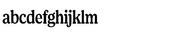 Shelian Hard Contrast Condensed FONT