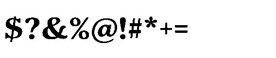 Shelian Hard Contrast Expanded Font OTHER CHARS