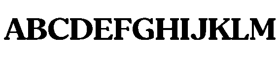 Shelian Hard Contrast Expanded Font UPPERCASE