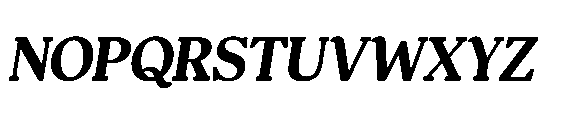 Shelian Hard Contrast Italic Font UPPERCASE