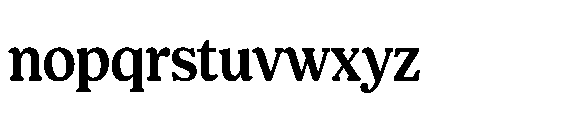Shelian Hard Contrast Regular Font LOWERCASE