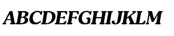 Shelian Hard Contrast Sem Exp Italic Font UPPERCASE