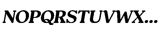 Shelian Hard Contrast Sem Exp Italic Font UPPERCASE