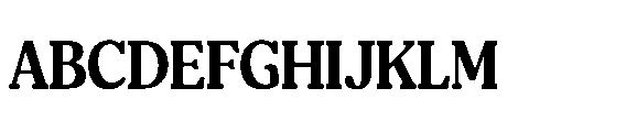 Shelian Hard Contrast Semi Condensed Font UPPERCASE