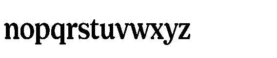 Shelian Hard Contrast Semi Condensed Font LOWERCASE