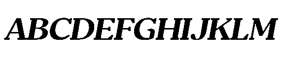 Shelian Hard Expanded Italic Font UPPERCASE
