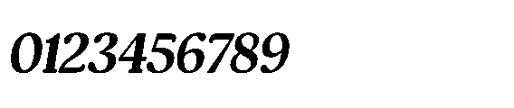 Shelian Hard Italic Font OTHER CHARS