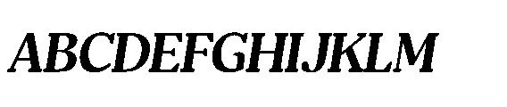 Shelian Hard Italic Font UPPERCASE
