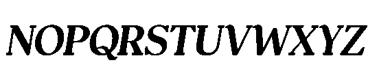 Shelian Hard Italic Font UPPERCASE