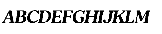 Shelian Hard Sem Exp Italic Font UPPERCASE