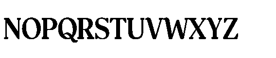 Shelian Hard Semi Condensed Font UPPERCASE