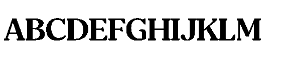 Shelian Hard Semi Expanded Font UPPERCASE