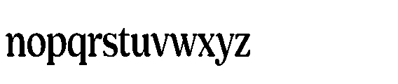 Shelian Soft A Condensed Font LOWERCASE