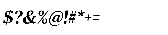 Shelian Soft A Italic Font OTHER CHARS