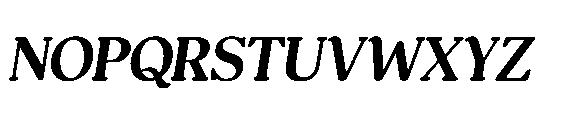 Shelian Soft A Italic Font UPPERCASE