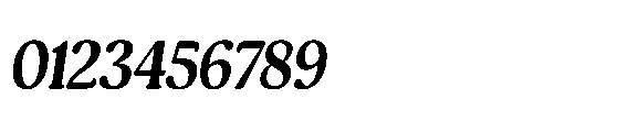 Shelian Soft A Semi Condensed Italic Font OTHER CHARS