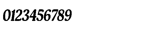 Shelian Soft AContrast Condensed Italic Font OTHER CHARS