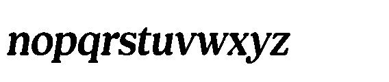 Shelian Soft AContrast Italic Font LOWERCASE