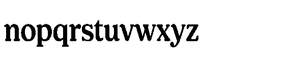 Shelian Soft AContrast Semi Condensed Font LOWERCASE