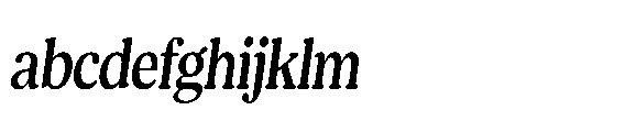 Shelian Soft B Condensed Italic FONT