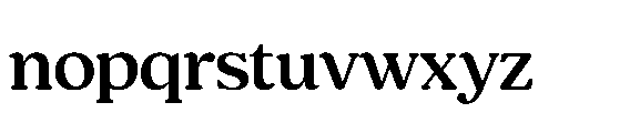 Shelian Soft B Expanded Font LOWERCASE
