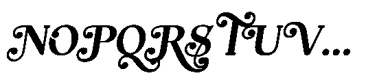 Shelian Soft B Italic Font UPPERCASE