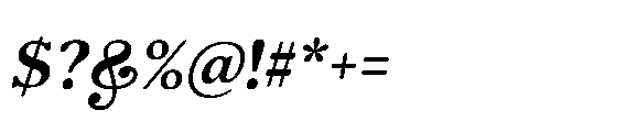 Shelian Soft B Sem Exp Italic Font OTHER CHARS