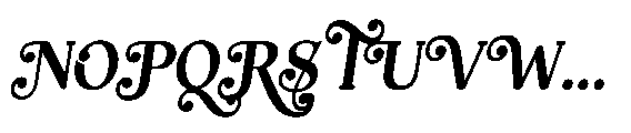 Shelian Soft B Semi Condensed Italic Font UPPERCASE