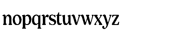 Shelian Soft B Semi Condensed Font LOWERCASE