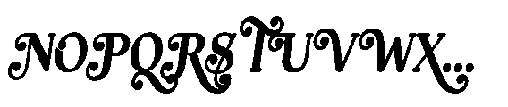 Shelian Soft BContrast Condensed Italic Font UPPERCASE