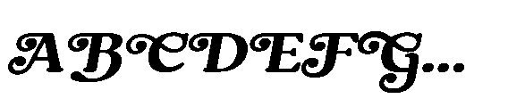 Shelian Soft BContrast Exp Italic Font UPPERCASE