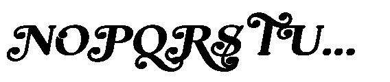 Shelian Soft BContrast Exp Italic Font UPPERCASE