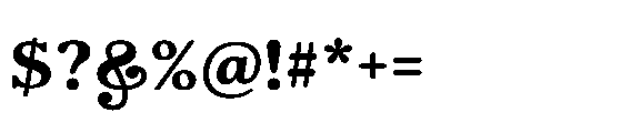 Shelian Soft BContrast Expanded Font OTHER CHARS
