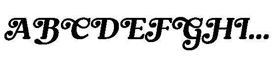 Shelian Soft BContrast Italic Font UPPERCASE