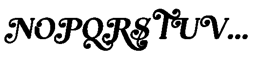 Shelian Soft BContrast Italic Font UPPERCASE