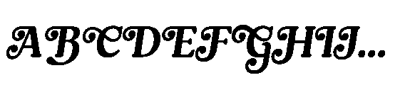 Shelian Soft BContrast Sm Condensed Italic Font UPPERCASE