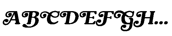 Shelian Soft BContrast Sm Ex Italic Font UPPERCASE