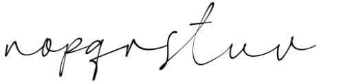 Shellana Italic Font LOWERCASE