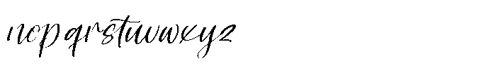 Shelter Natural Italic Font LOWERCASE