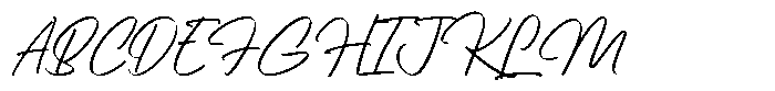 Shelvia Montanila Sans Shelvia Montanila Script Regular Font UPPERCASE