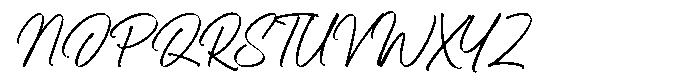 Shelvia Montanila Sans Shelvia Montanila Script Regular Font UPPERCASE