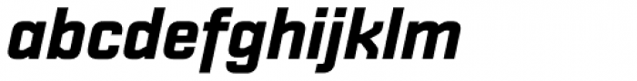 Shentox Bold Italic Font LOWERCASE