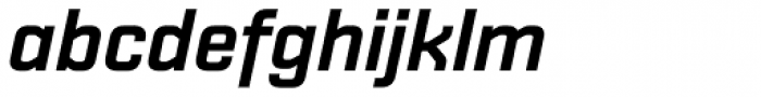Shentox SemiBold Italic Font LOWERCASE