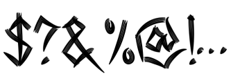 Shenttpuro Regular Font OTHER CHARS