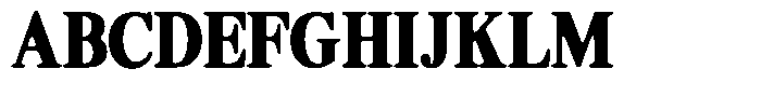 Shequan Soft Black Condensed Font UPPERCASE