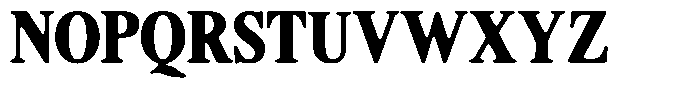 Shequan Soft Black Condensed Font UPPERCASE