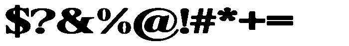 Shequan Soft Black Expanded Font OTHER CHARS